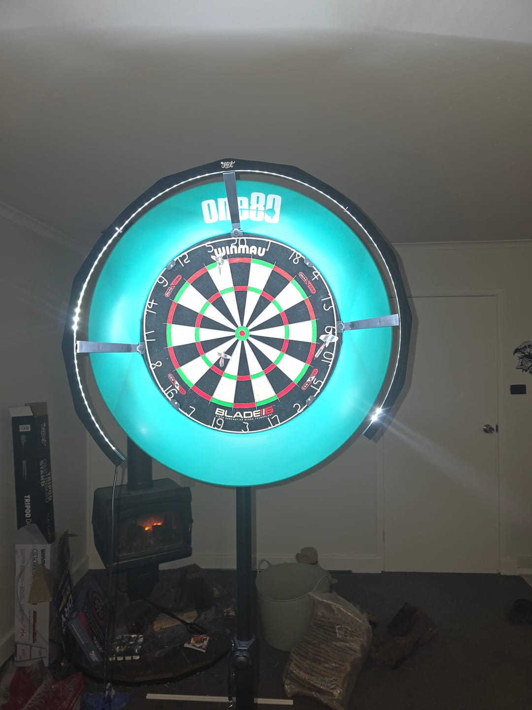 Customer photo review of One80 - Dartboard Surround
