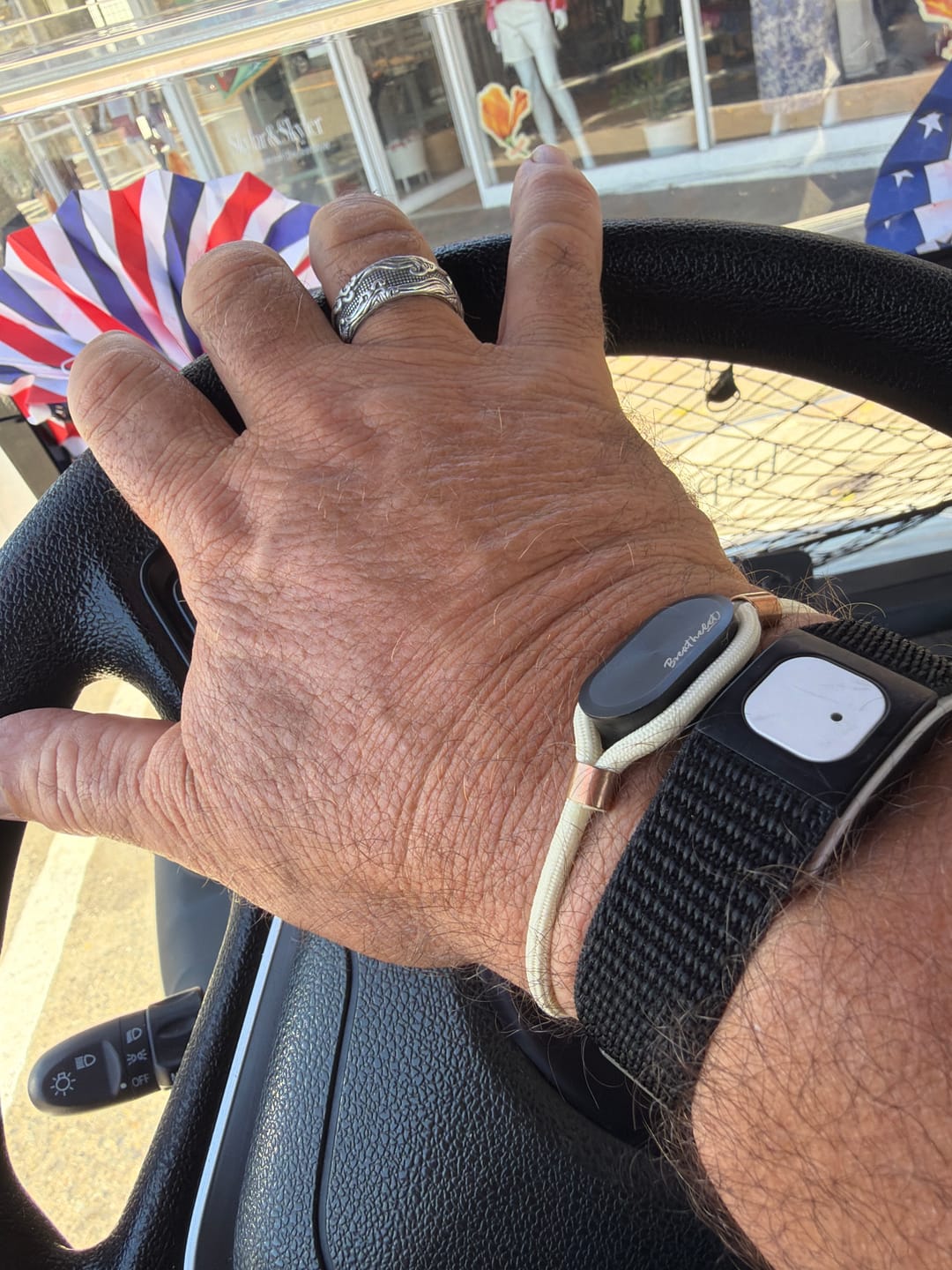 Customer photo review of Breathelet Replacement String | Beige Soft Durable Adjustable Bracelet Fit for Everyday Wear