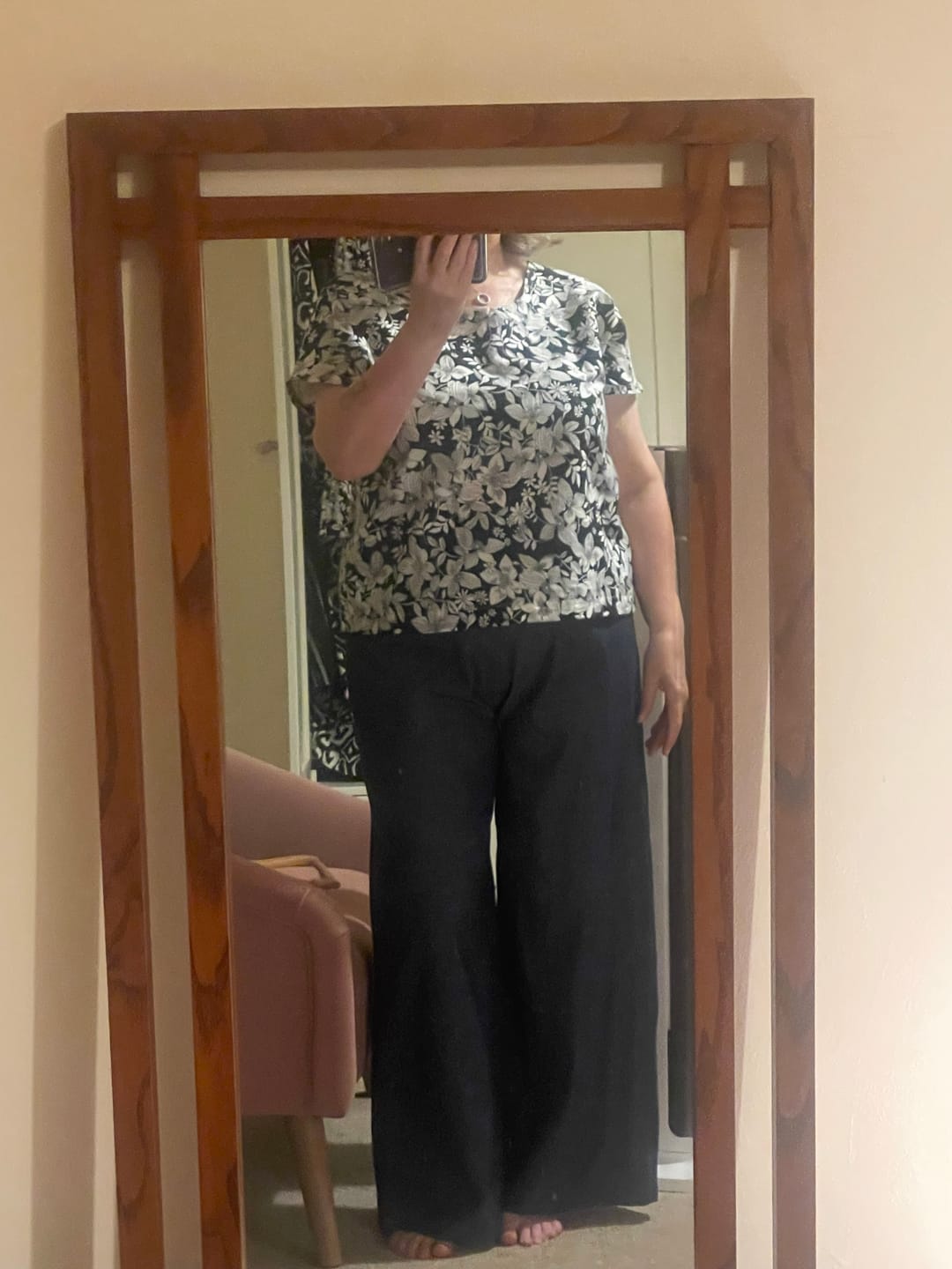 Customer photo review of Lightweight 4oz Washed Denim Fabric