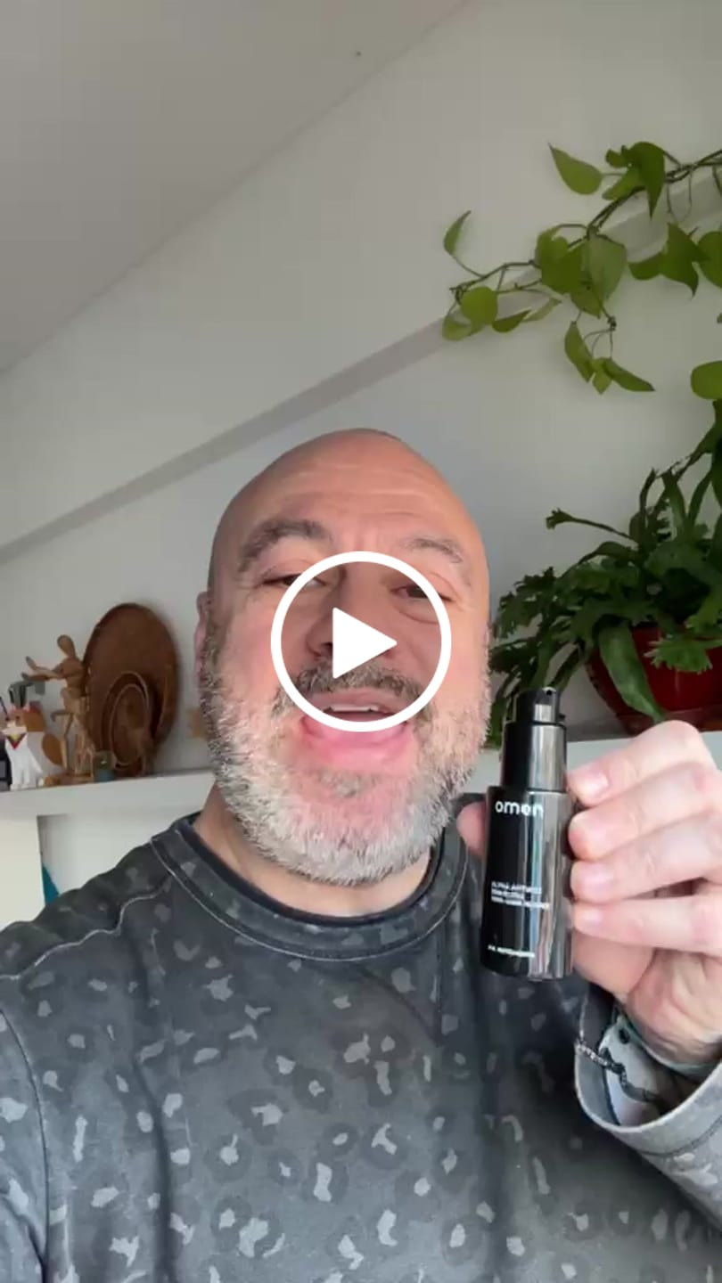 Customer video review of OMEN Serum anti-edad para Hombre