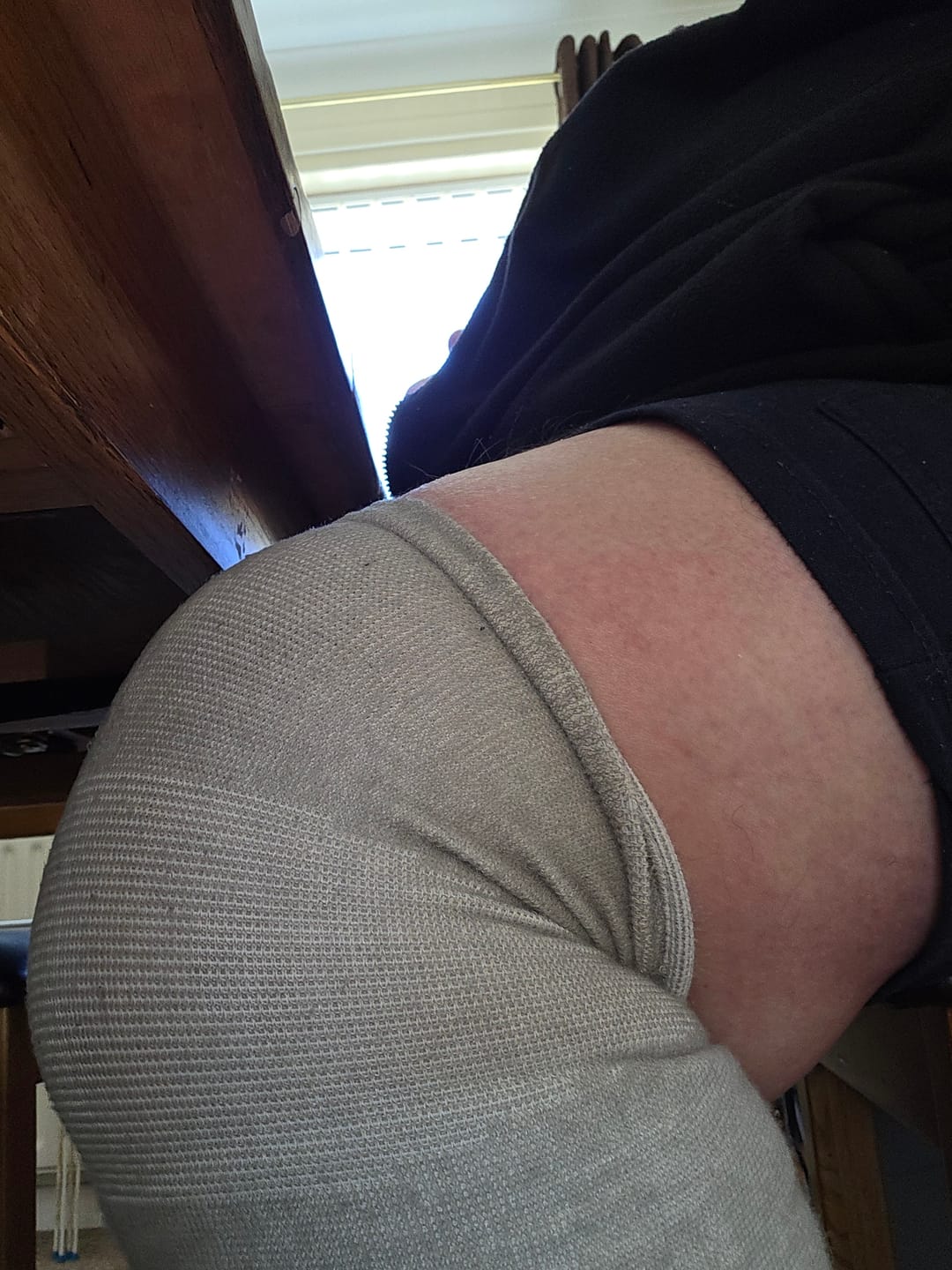 Customer photo review of PureCompress™ Natural Bamboo Knee Sleeve