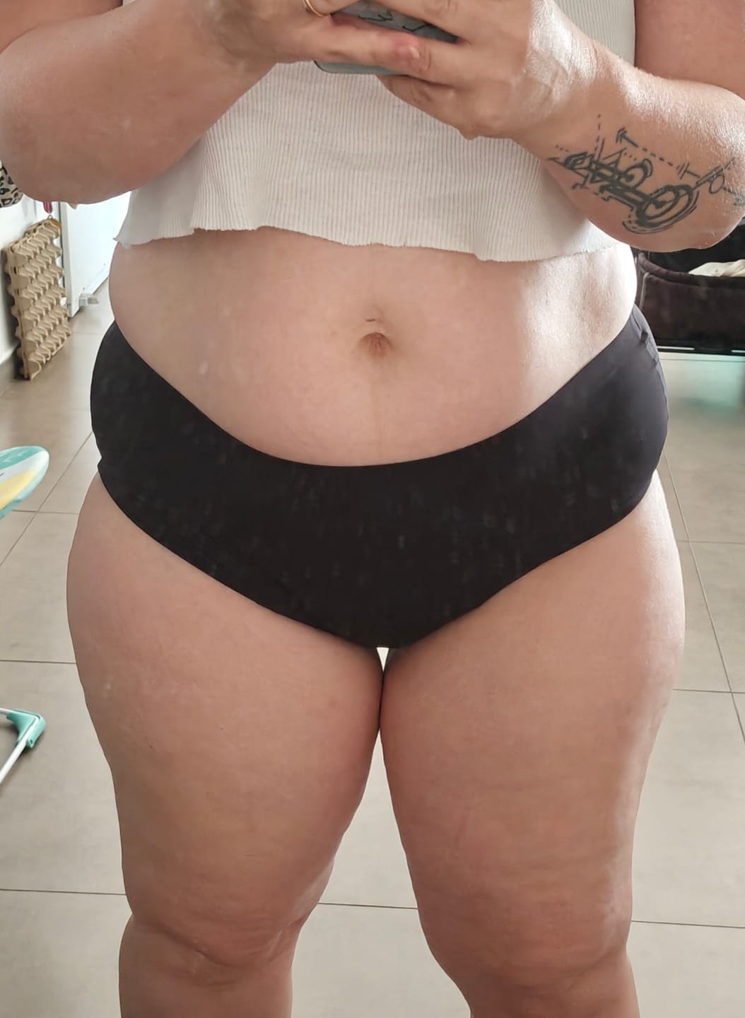 Customer photo review of בוקסר ללא תפרים - ספיגה גבוהה