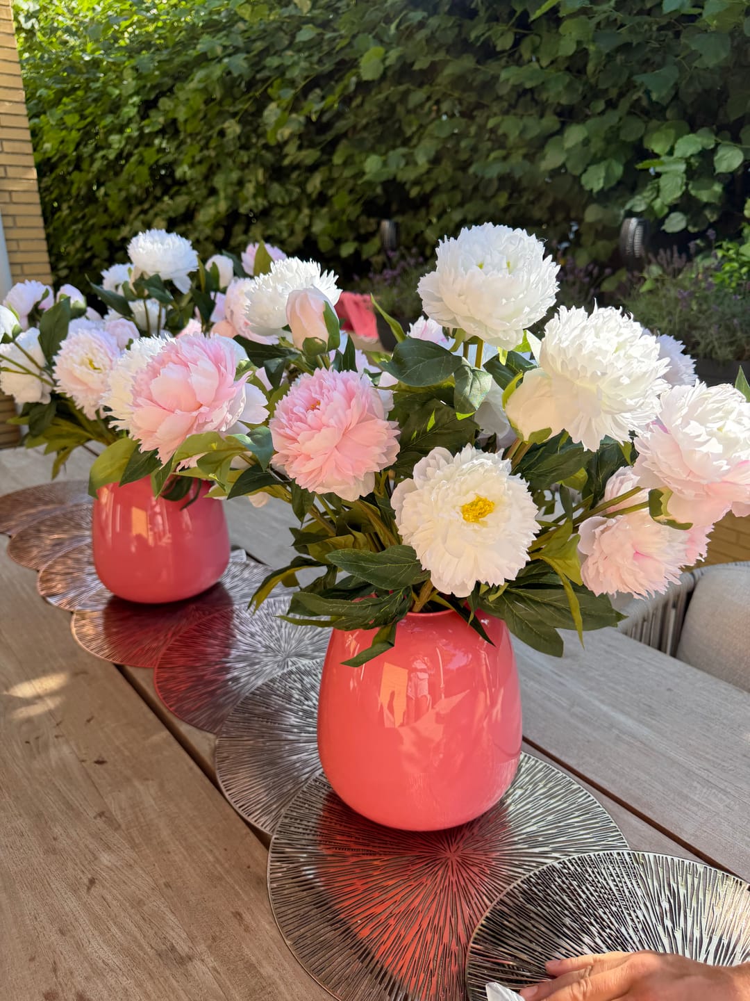 Customer photo review of Zijden Pioenrozen - Mix