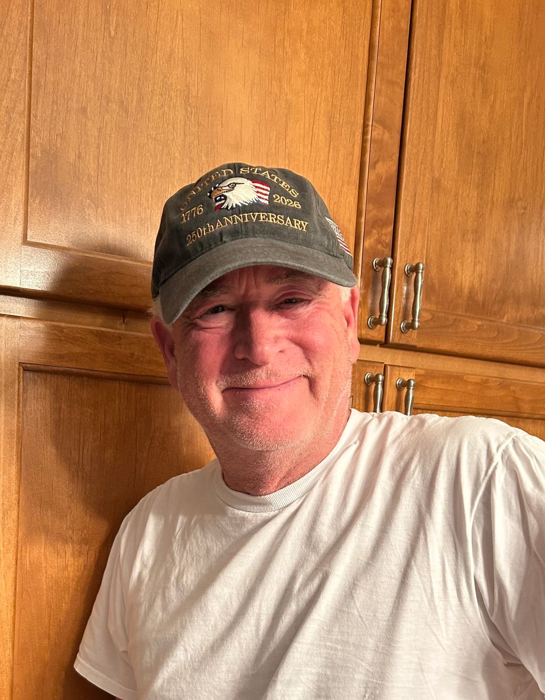 Customer photo review of Exclusive USA 250th Anniversary Eagle Cap (1776–2026) —  Embroidered