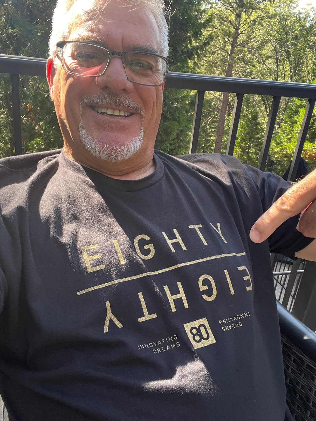 Customer photo review of 80Eighty® Golden MIrror Shirt