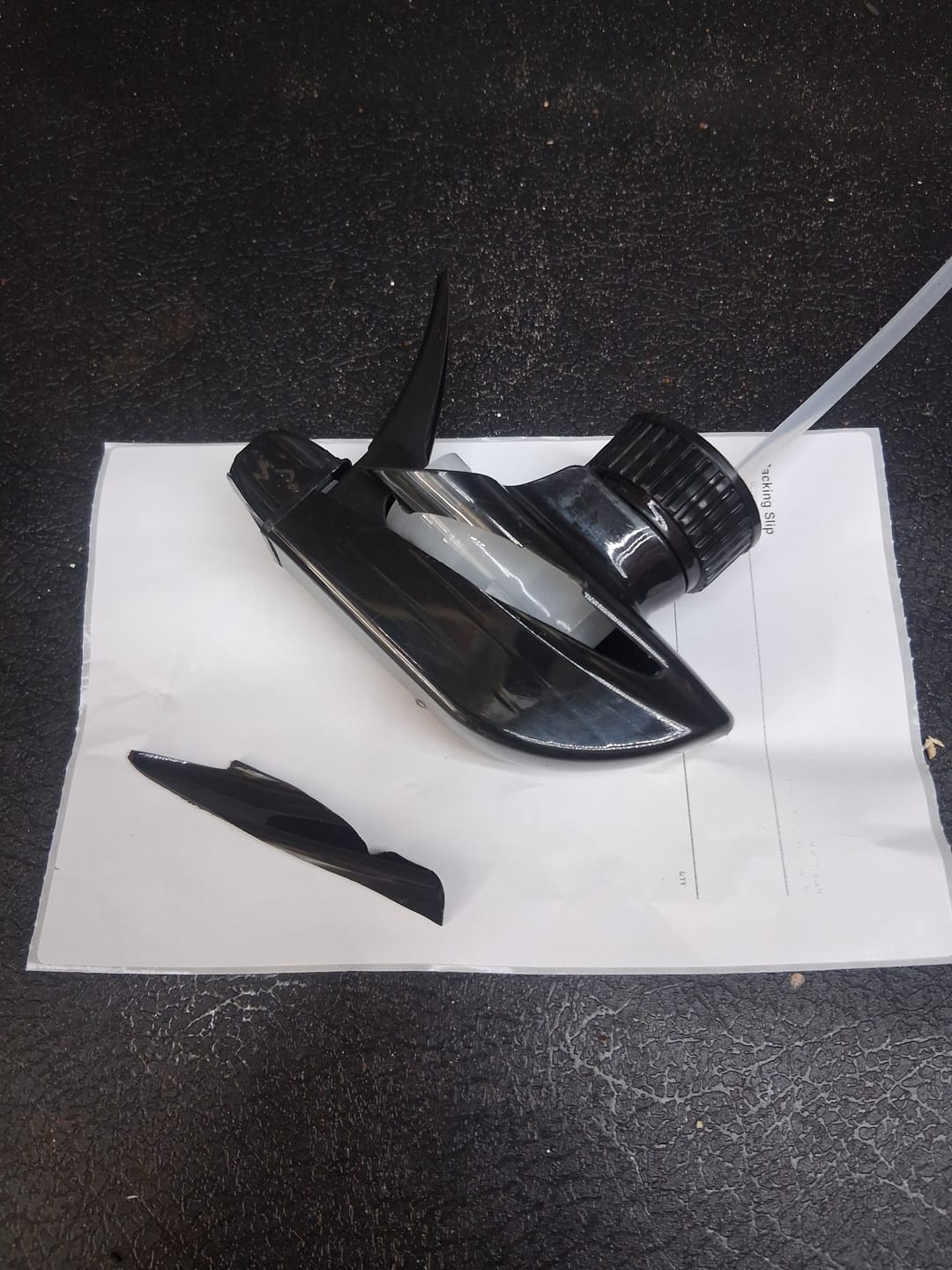 Customer photo review of Diamond Shine Glass Cleaner