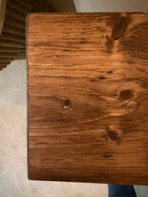 Customer photo review of Console Table with Shelf 25cm Depth | 84cm High