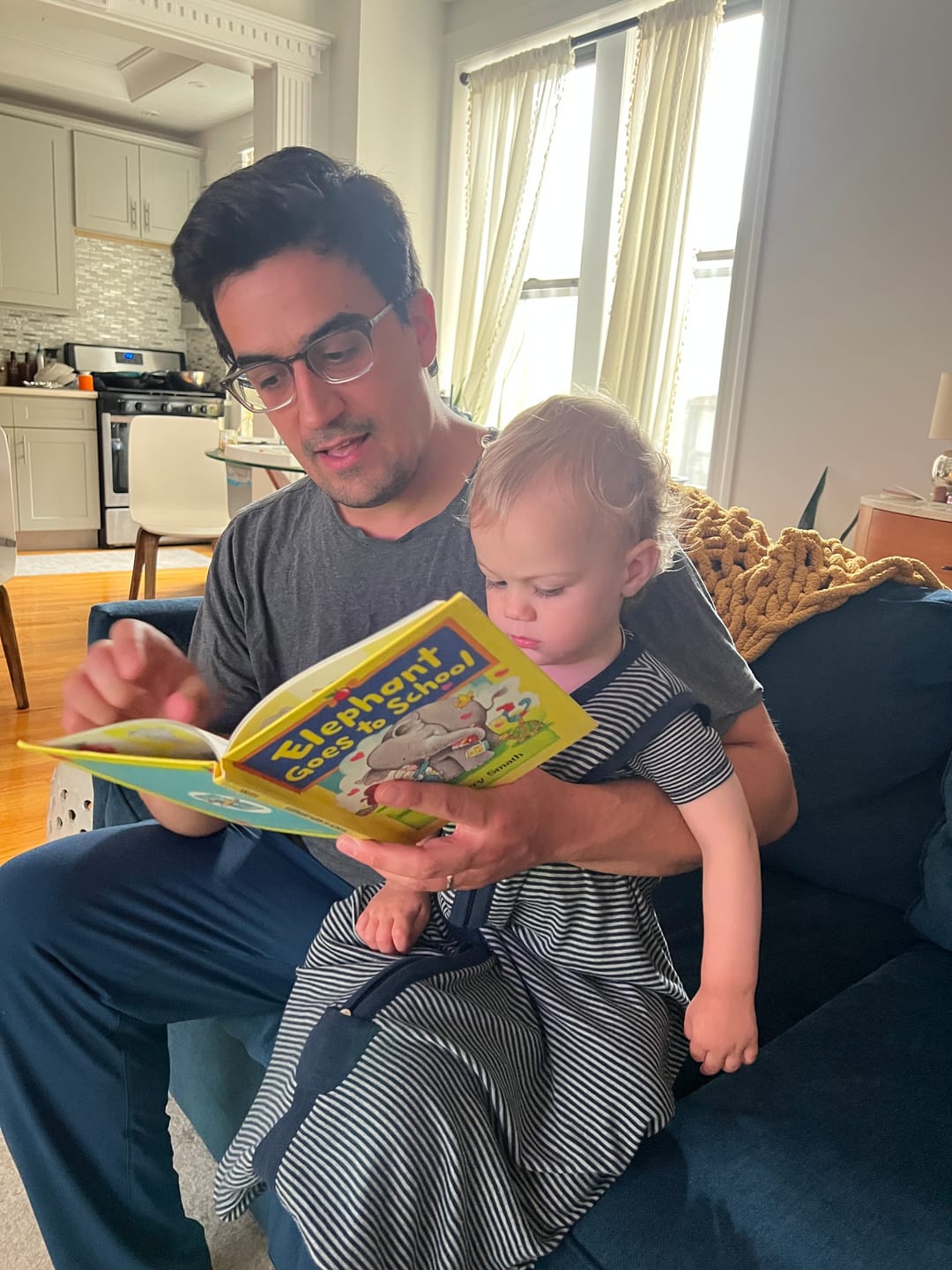 Customer photo review of Elephant Goes to School by Jerry Smath [FIRST EDITION] 1984 • Parents Magazine Press