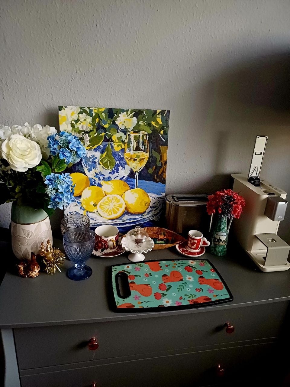 Customer photo review of Malen nach Zahlen - Zitrone und Wein