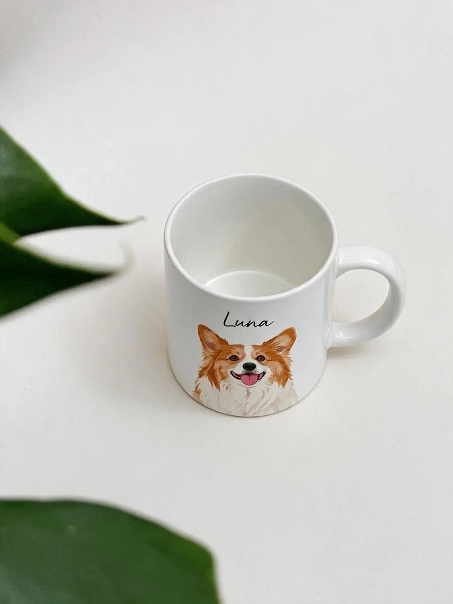 Customer photo review of Custom Pet Portrait Mug