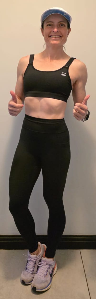 Customer photo review of Sport Yoga Set Tracksuit Gym Set