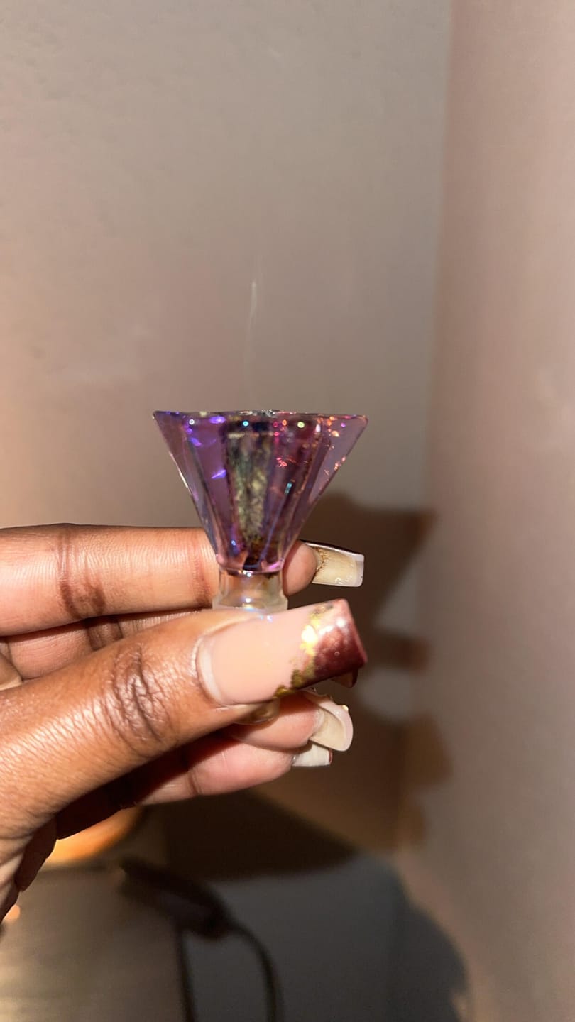 Customer photo review of SHOOTING STAR BOWL - PURPLE