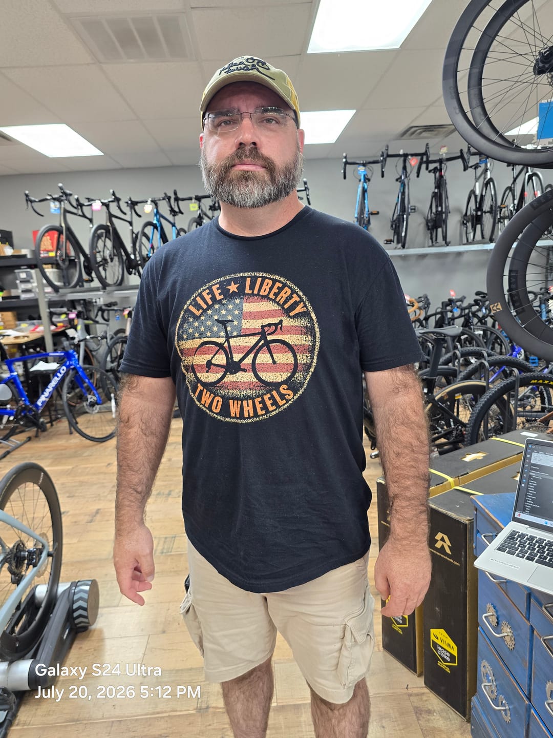 Customer photo review of Life Liberty T-Shirt