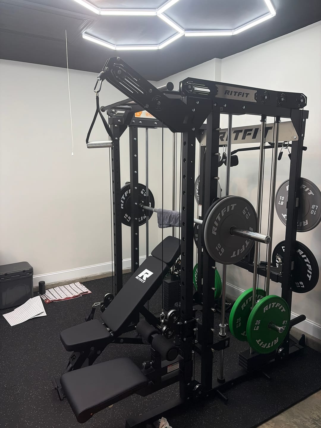 Customer photo review of RitFit LPM2 High Row Pulldown Attachment (Only for M2)