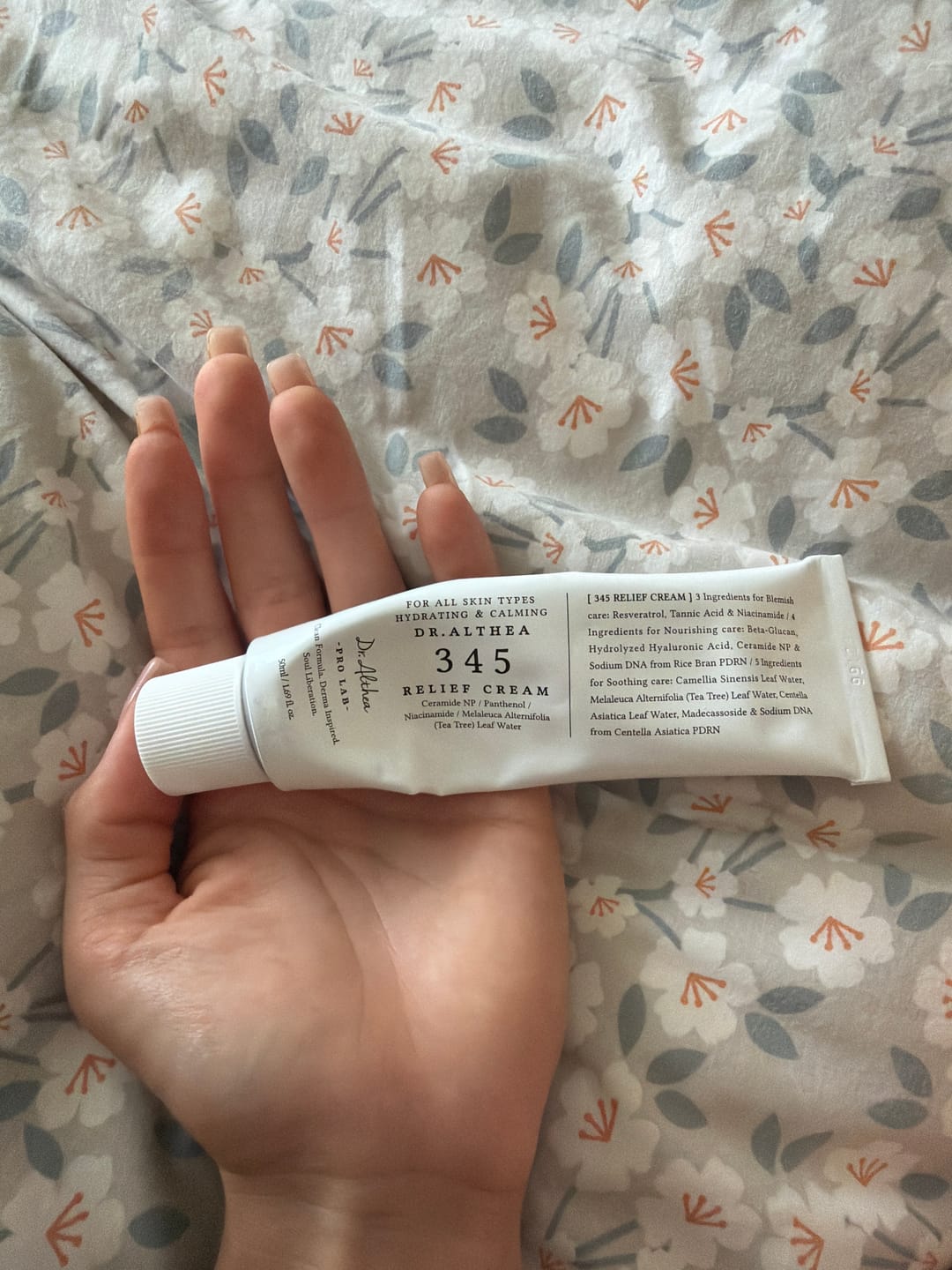Customer photo review of Nomierinošs krēms ar resveratrolu Dr. Althea 345 Relief Cream