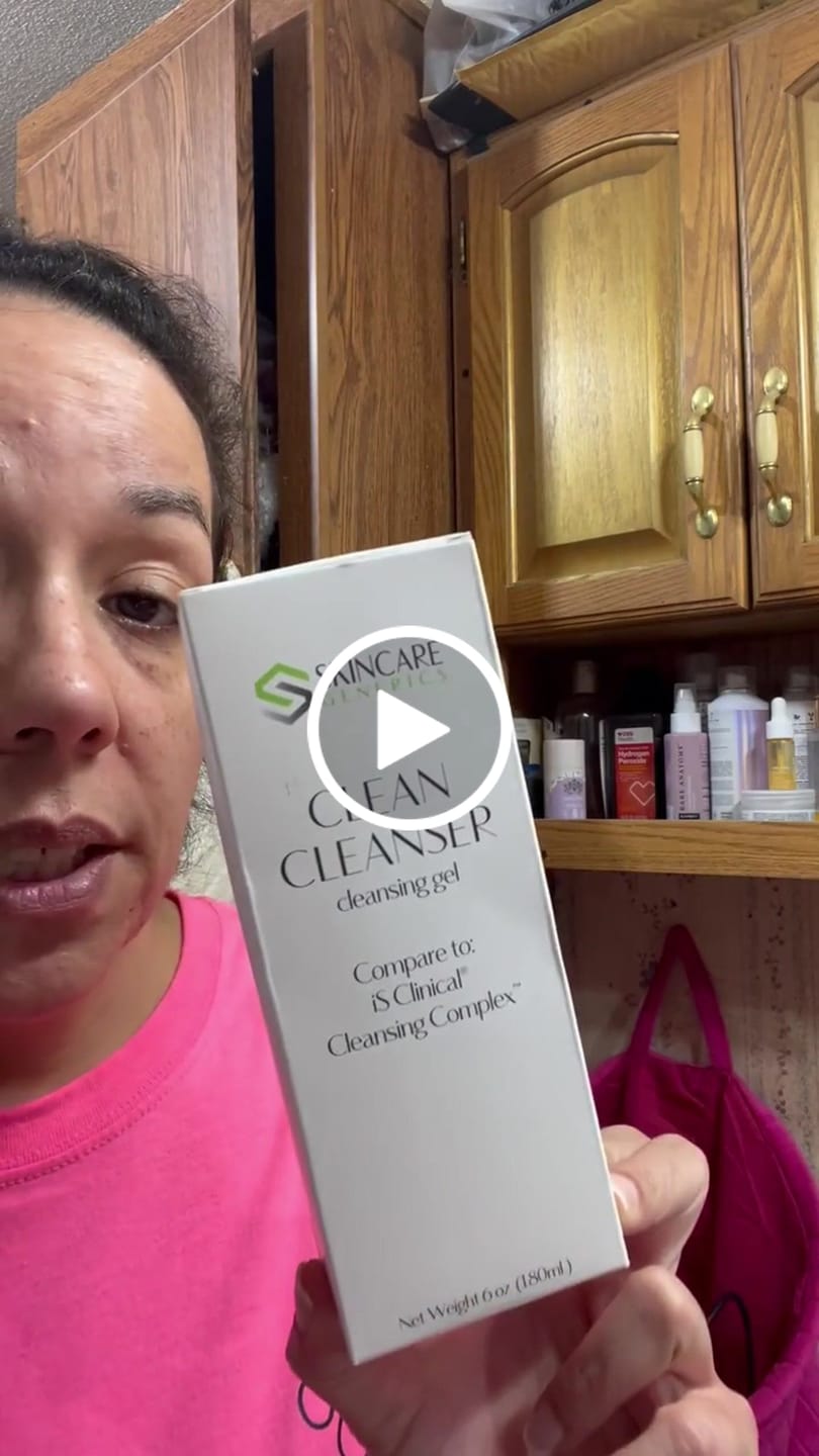 Customer video review of CLEAN CLEANSER | CLEANSING GEL