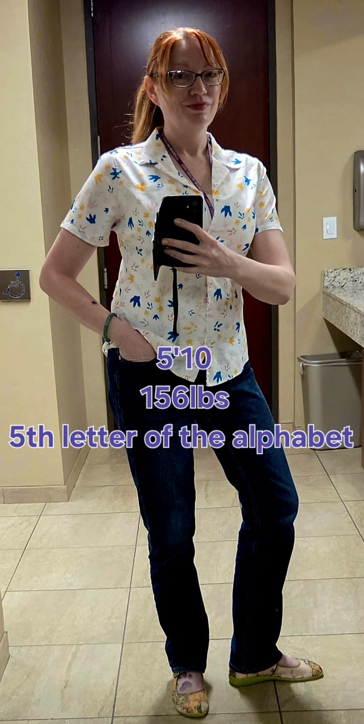 Customer photo review of Dinosaur Footprint Tracks White Curvy Button Up Shirt