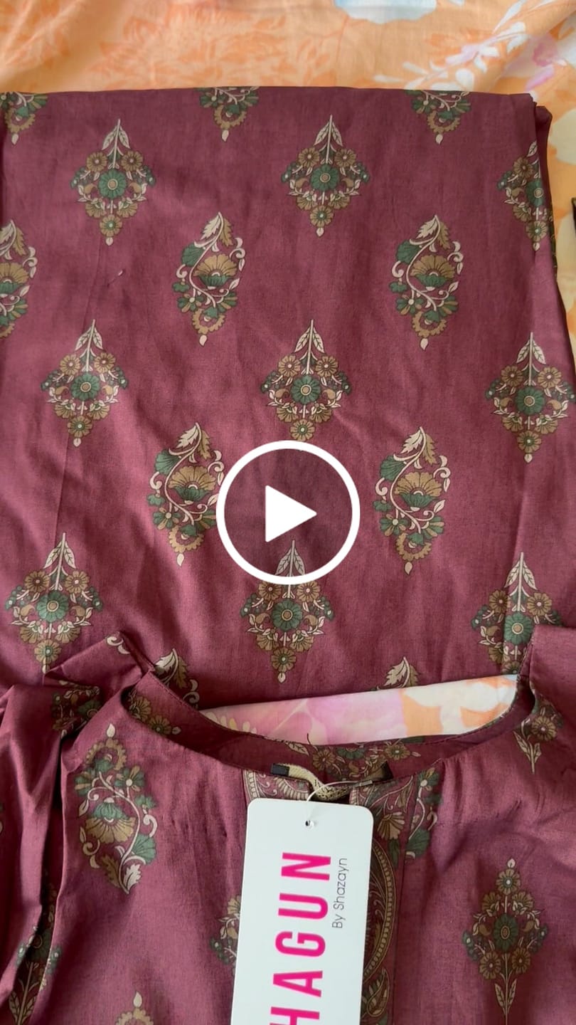 Customer video review of Original Tawakal  Lawn Collection 3pc RTZ-11