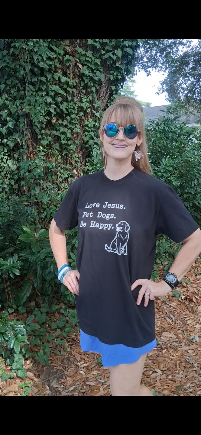 Customer photo review of Sacred Companions T-Shirt