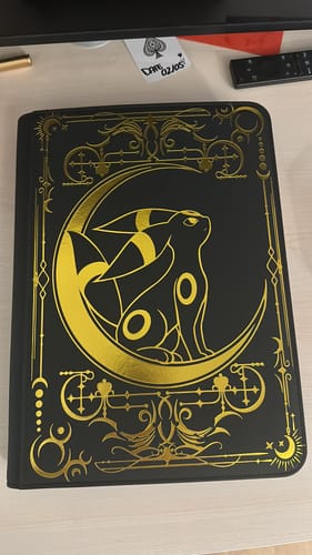 Customer photo review of Lunar Shadow 9-Pocket Trading Card Binder