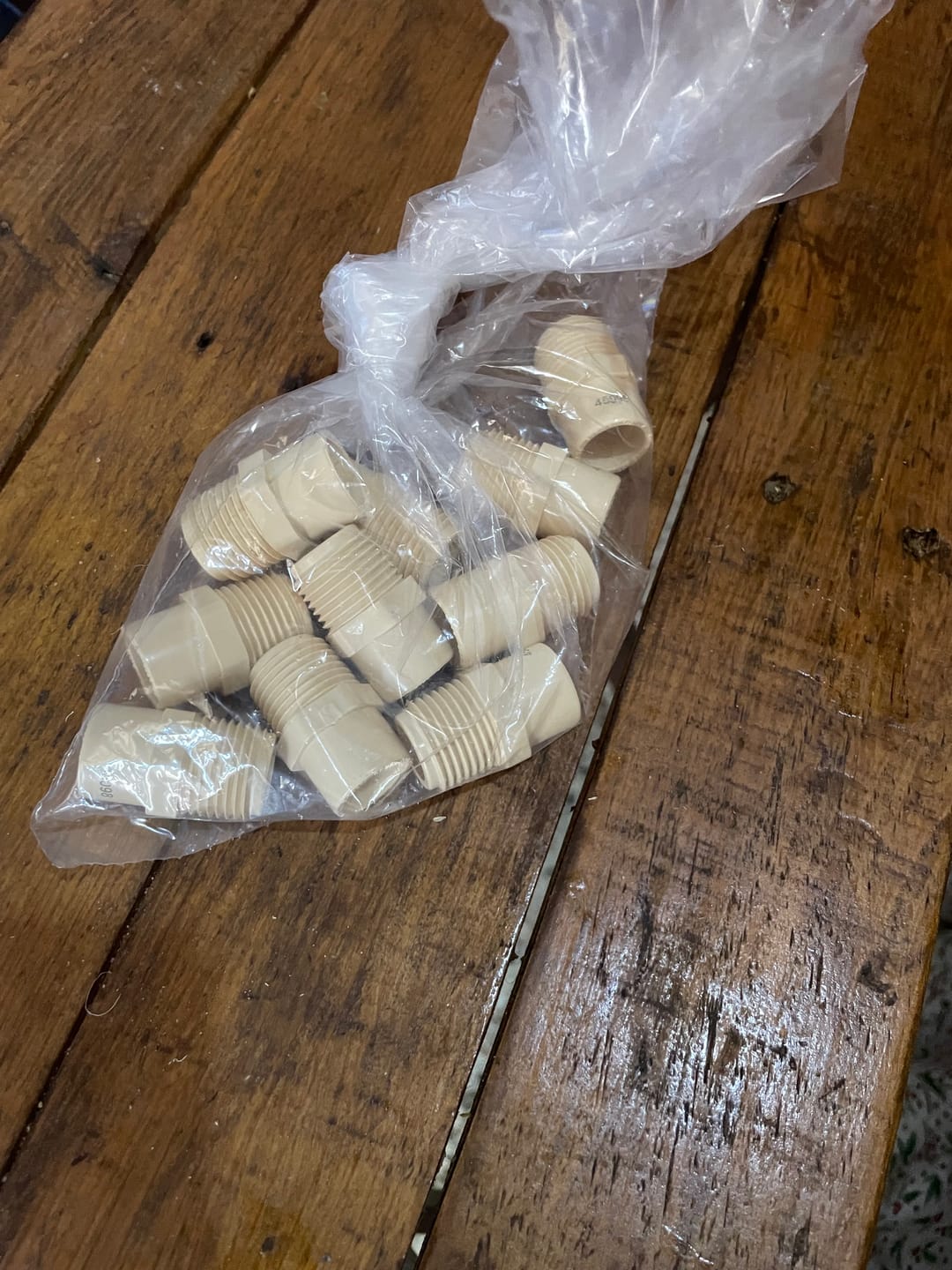 Customer photo review of Adaptador Macho Cpvc 1/2" Cpvc-611 Foset Bolsa de 10 Piezas