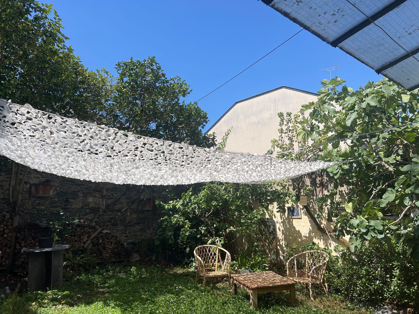 Customer photo review of Filet de camouflage renforcé blanc