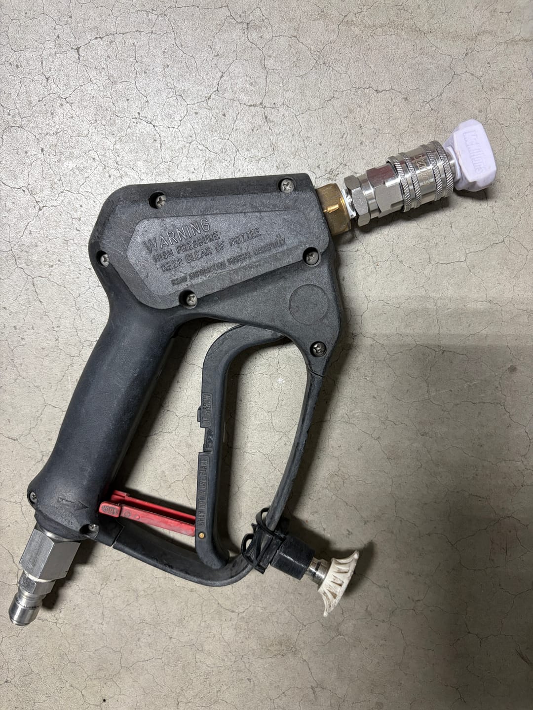 Customer photo review of Automatic 1/4” NPT Stainless Quick Connect Coupler (2 pack)