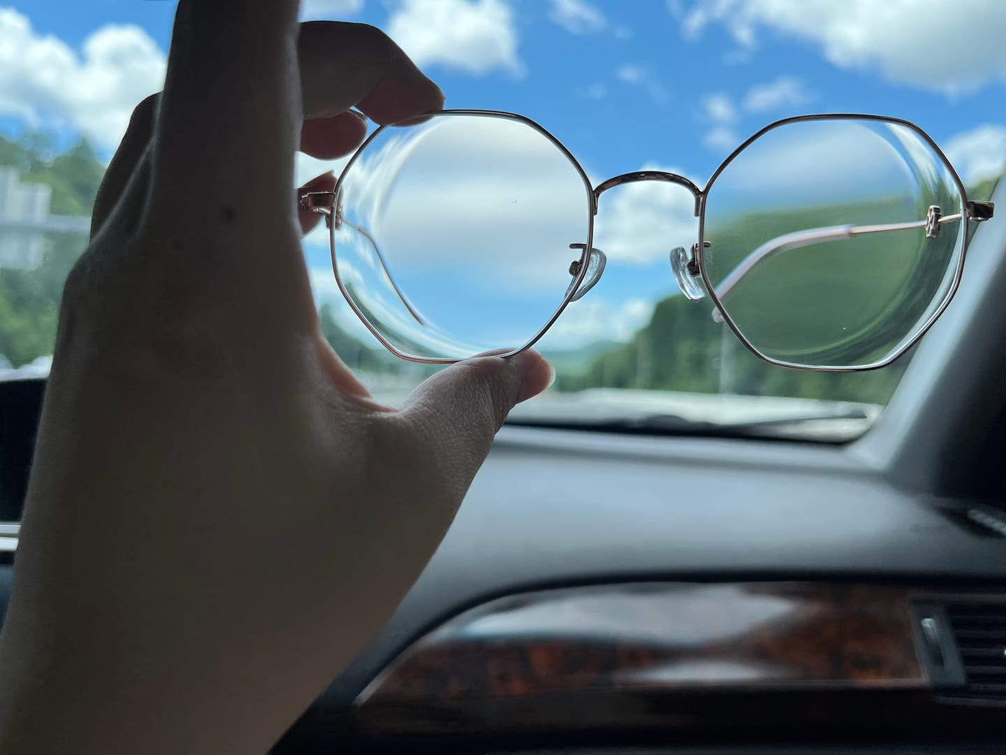 Customer photo review of Linda Eyeglasses