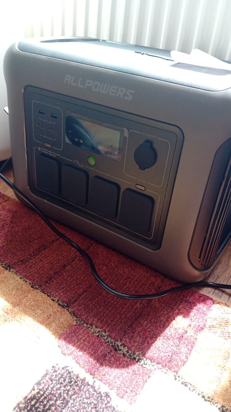 Customer photo review of ALLPOWERS R1500 LITE Portable Power Station | 1056Wh 1600W