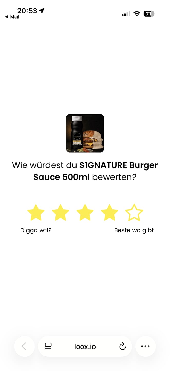 Customer photo review of S1GNATURE Burger Sauce 500ml