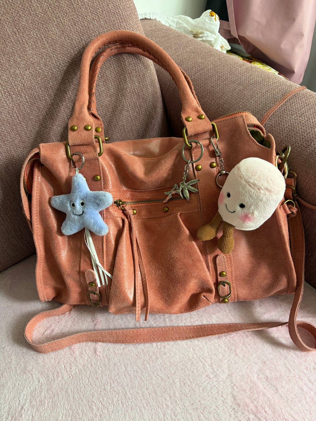 Customer photo review of It girl bag coral