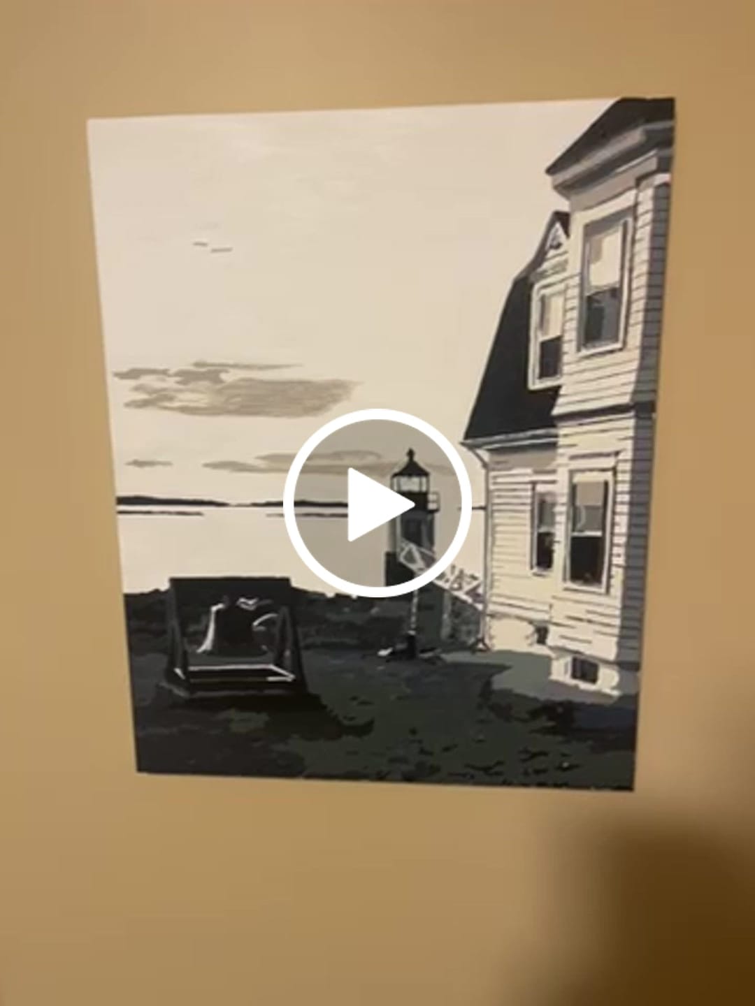 Customer video review of CUSTOM PAINT BY NUMBER KIT