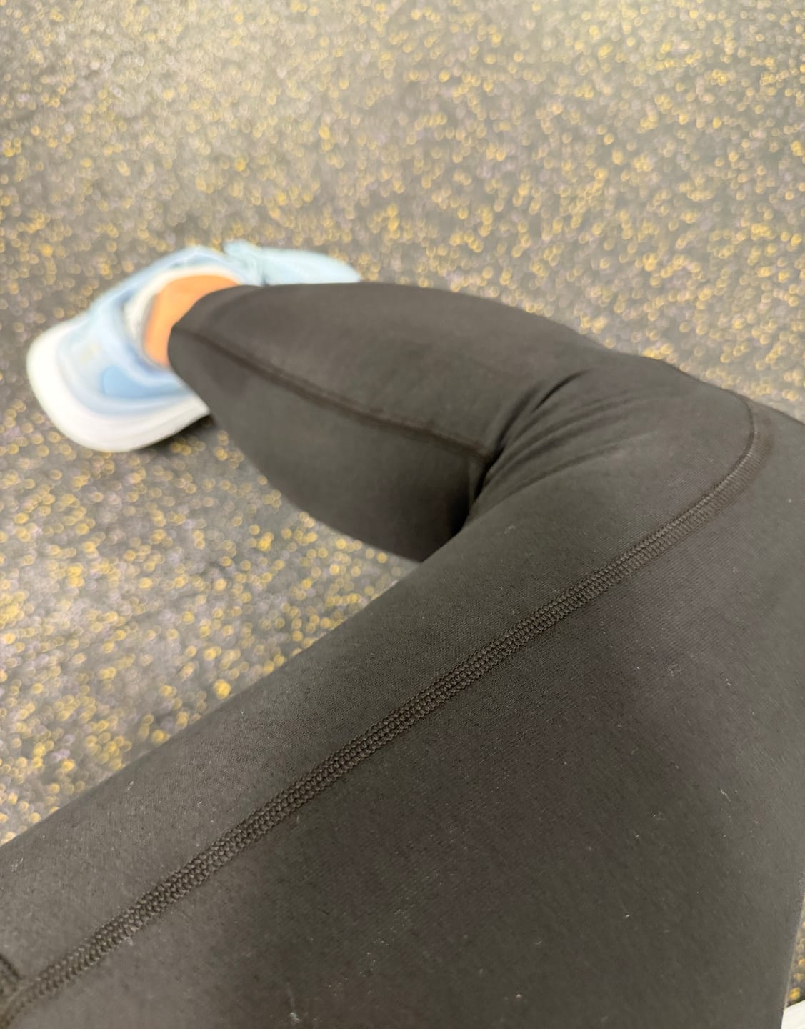 Customer photo review of PureFlex Organic Cotton High Waist Pocket Leggings