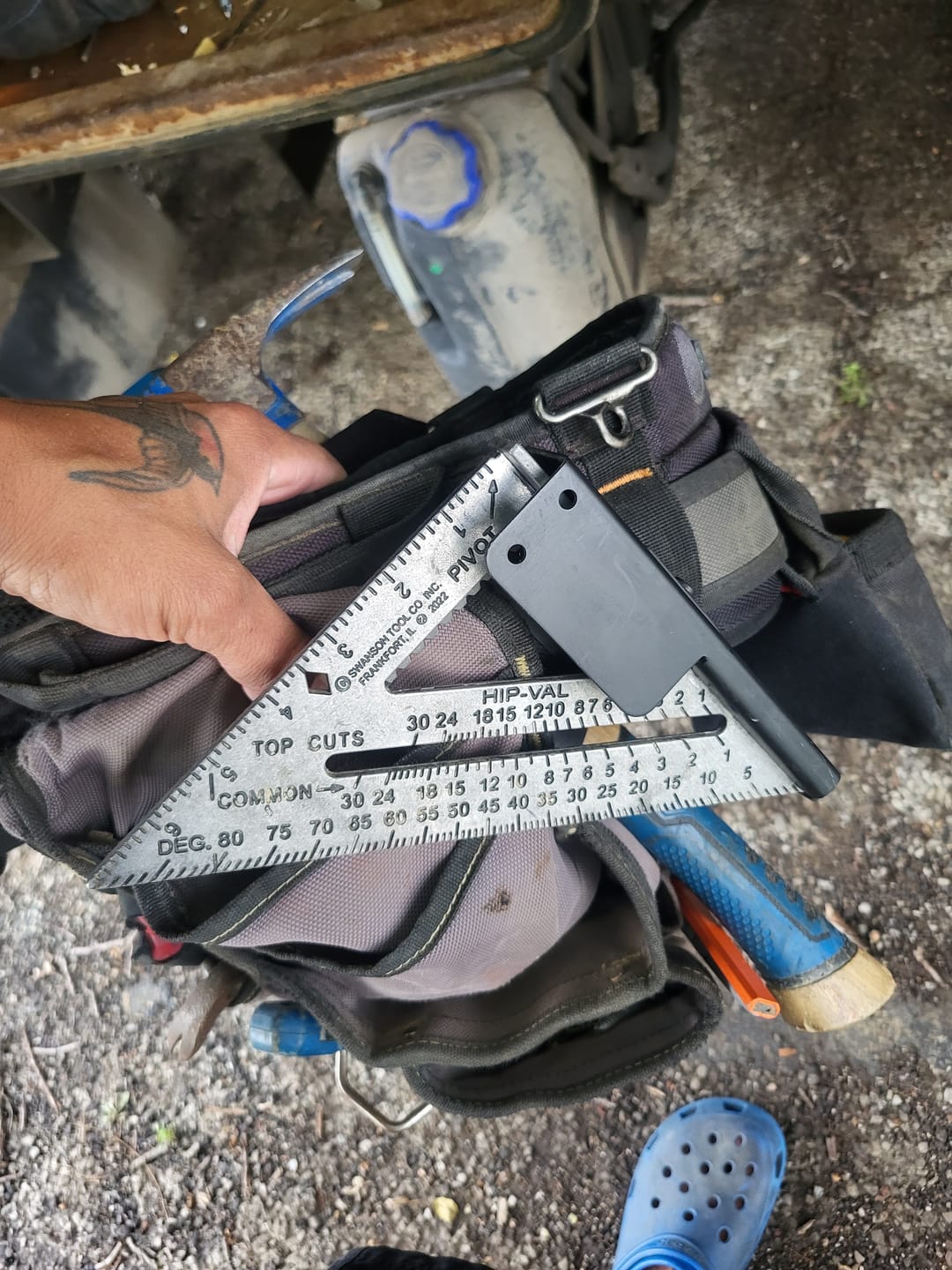 Customer photo review of SquareMaster | Clip-On Square Holster