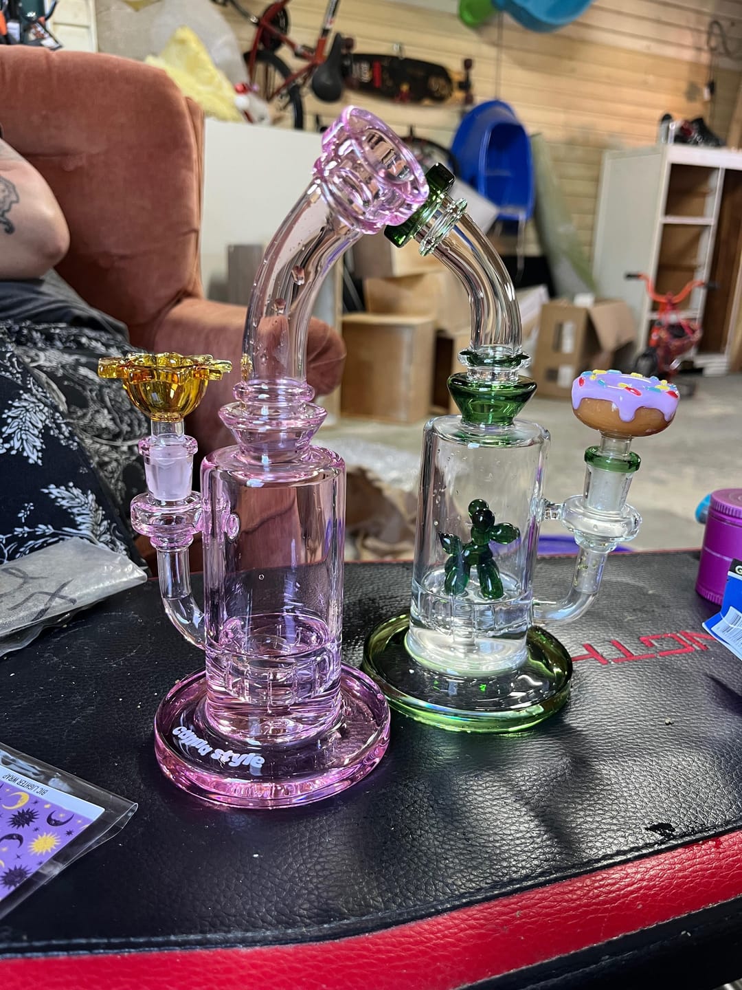 Customer photo review of PINK ALMOST BASIC BONG