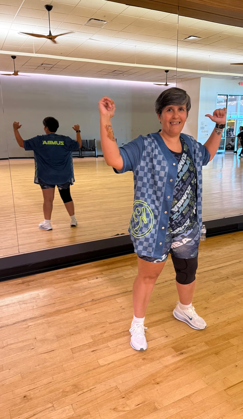 Customer photo review of Jean Jamz Basketball Tank