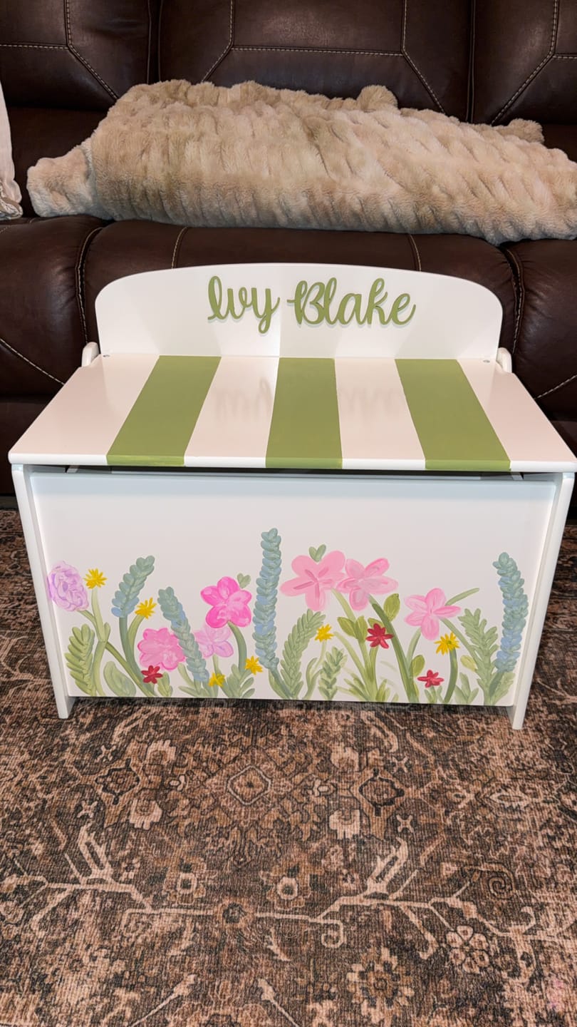 Customer photo review of Script Font Custom Name Wood Cutout - Baby Nursery - Decor - DIY - up to 48 Wide"