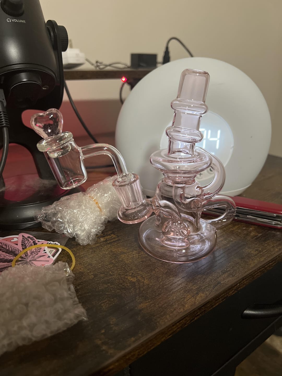 Customer photo review of MINI RECYCLER BONG