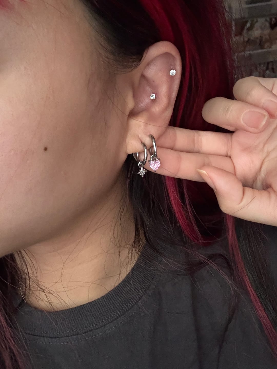 Customer photo review of Icy North Star Charm