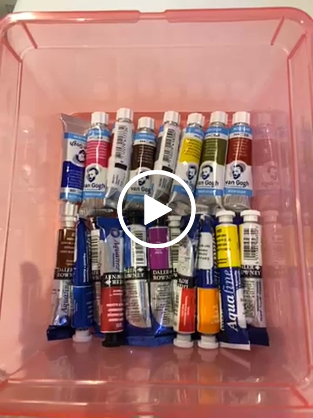 Customer video review of Van Gogh - Acuarela en Tubo 10 ml