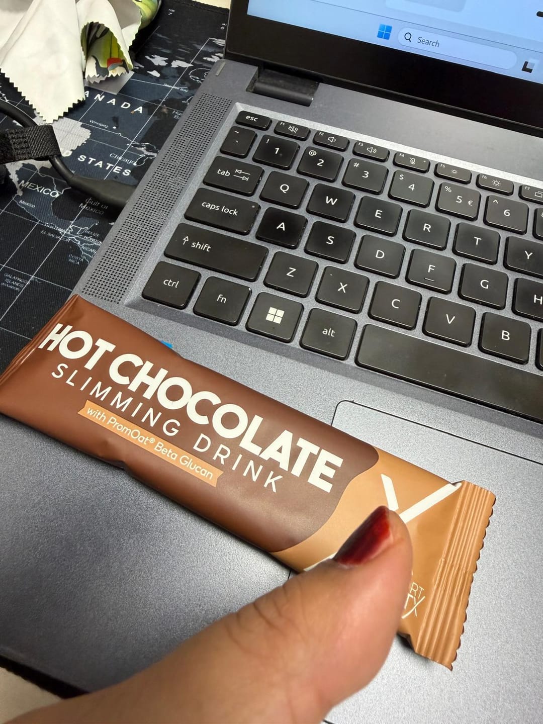 Customer photo review of Hot Chocolate Slimming Drink
