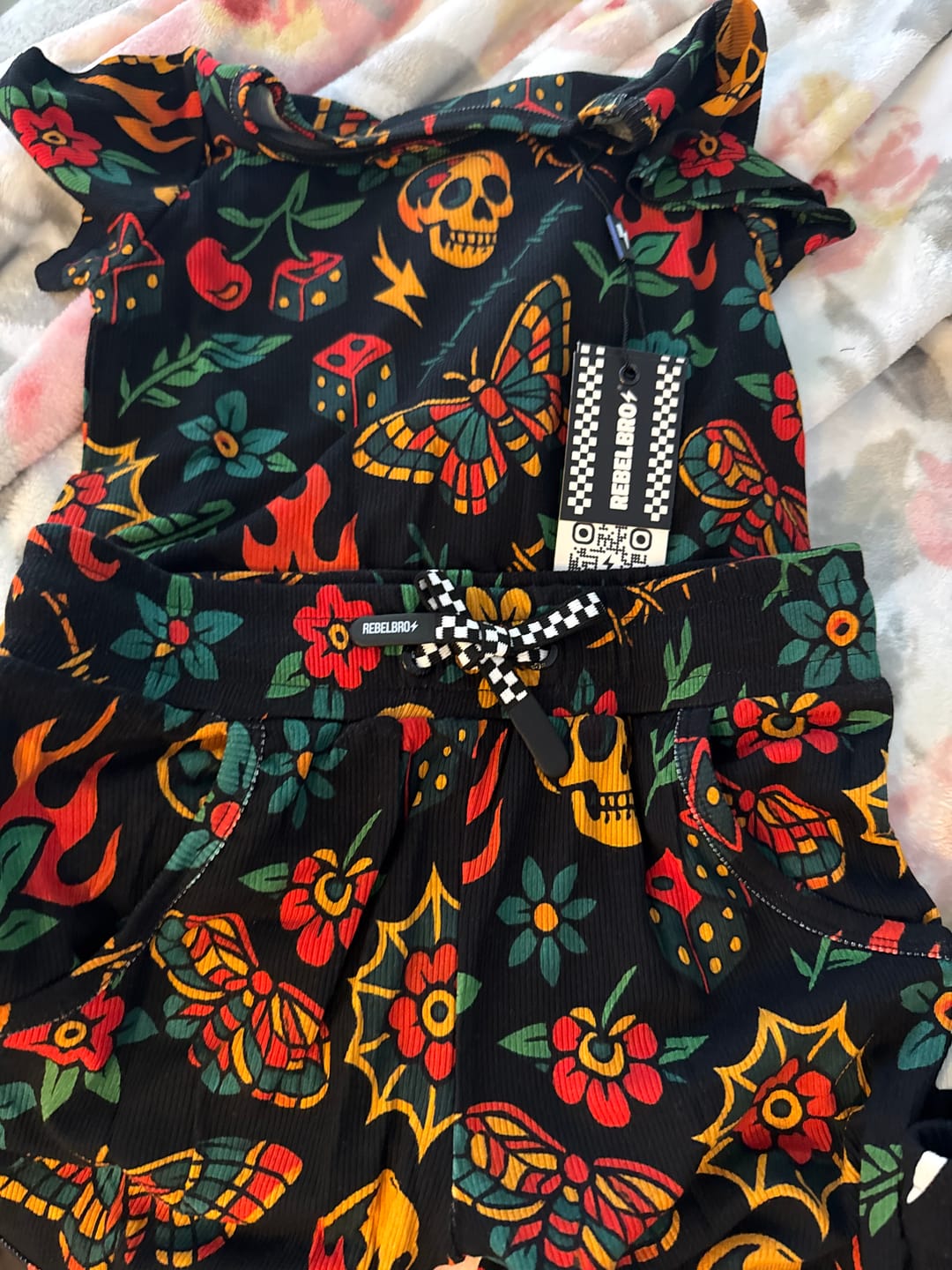 Customer photo review of Biker Two Piece Set in Inkworks