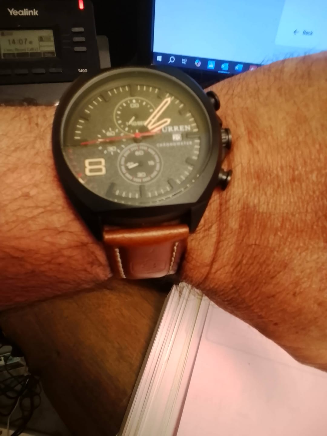 Customer photo review of Curren 8324 Chronograph