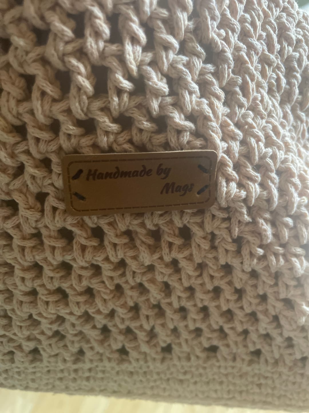 Customer photo review of Haven Hobo crochet kit