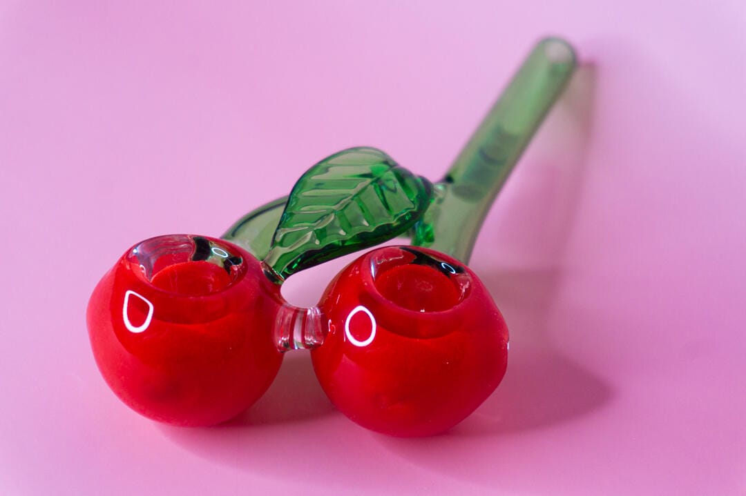 Customer photo review of DOUBLE BOWL CHERRY PIPE