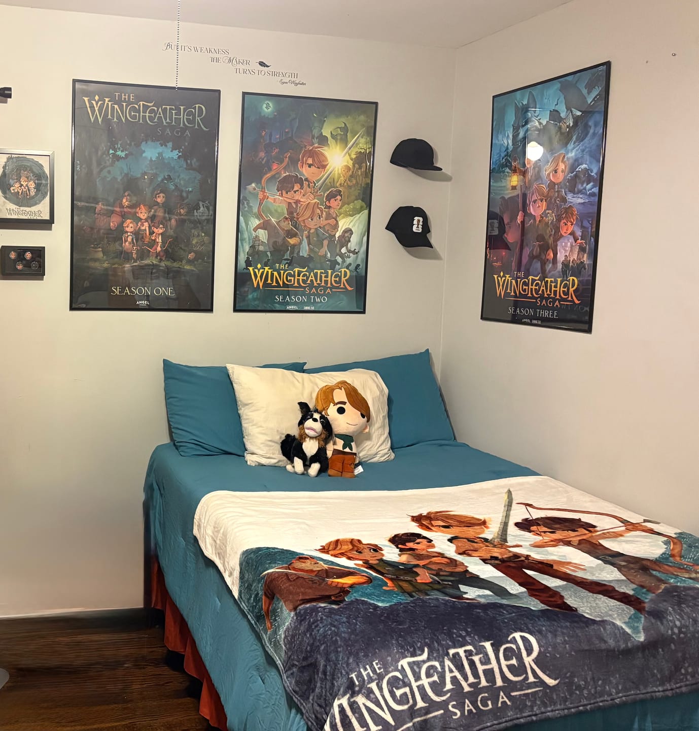 Customer photo review of The Wingfeather Saga - Throw Blanket