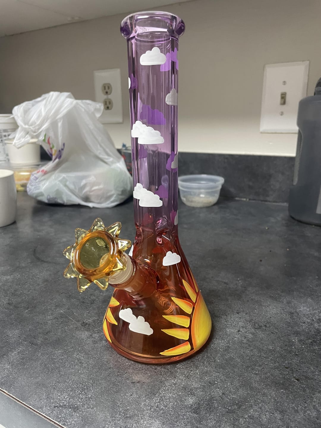 Customer photo review of SUNSET BONG 10"