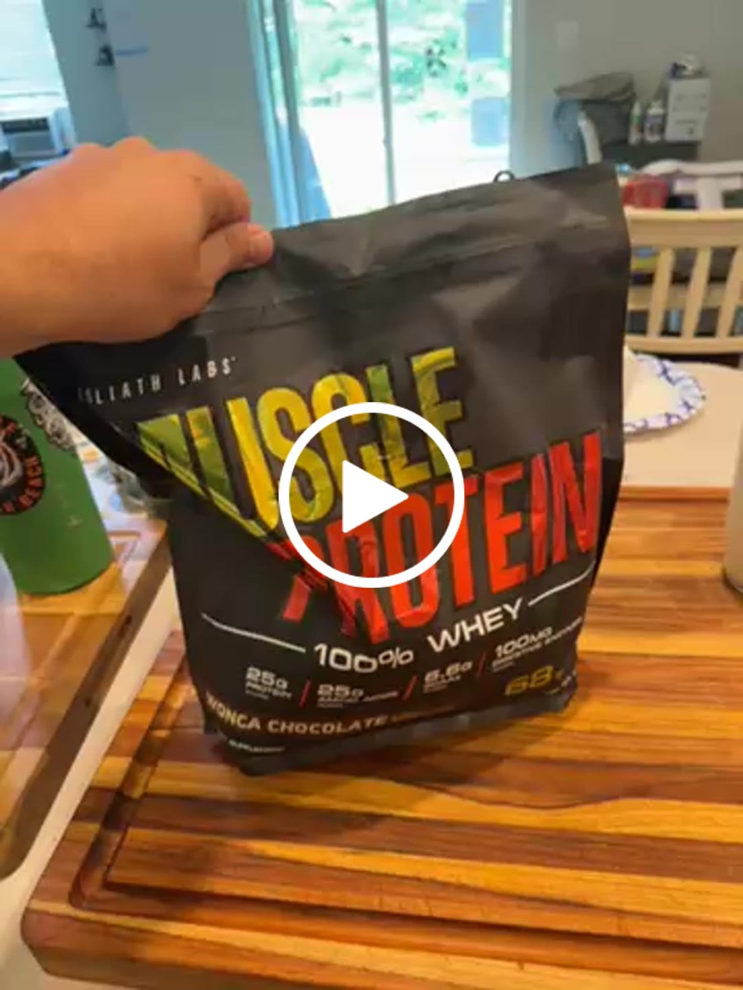 Customer video review of 100% Whey Protein Powder