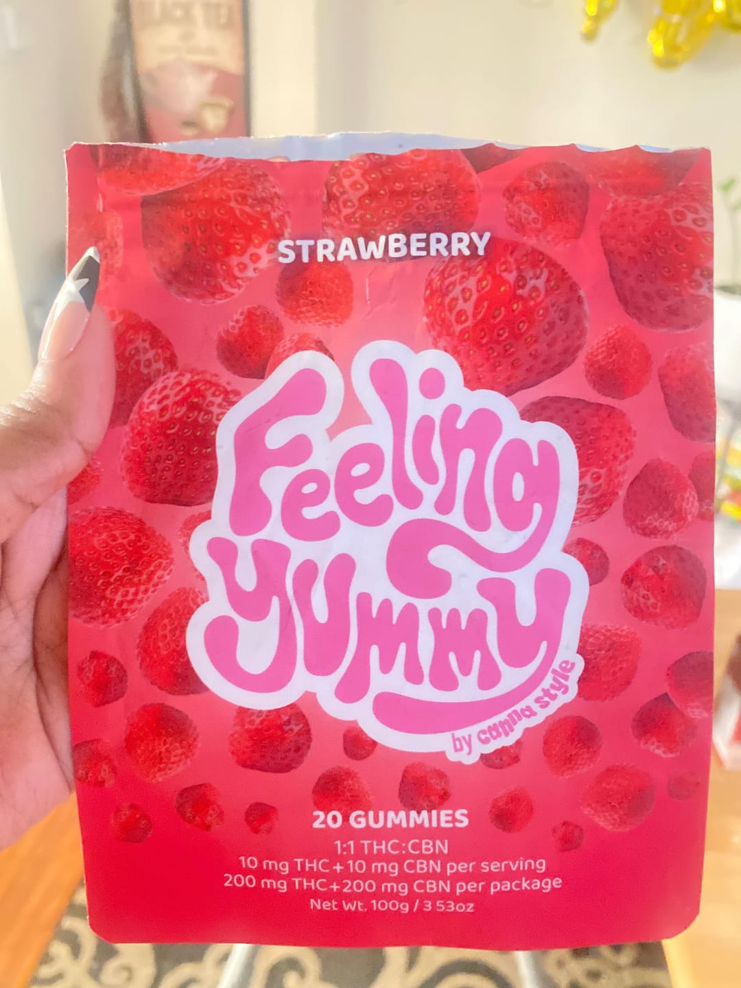 Customer photo review of FEELING YUMMY GUMMY - STRAWBERRY