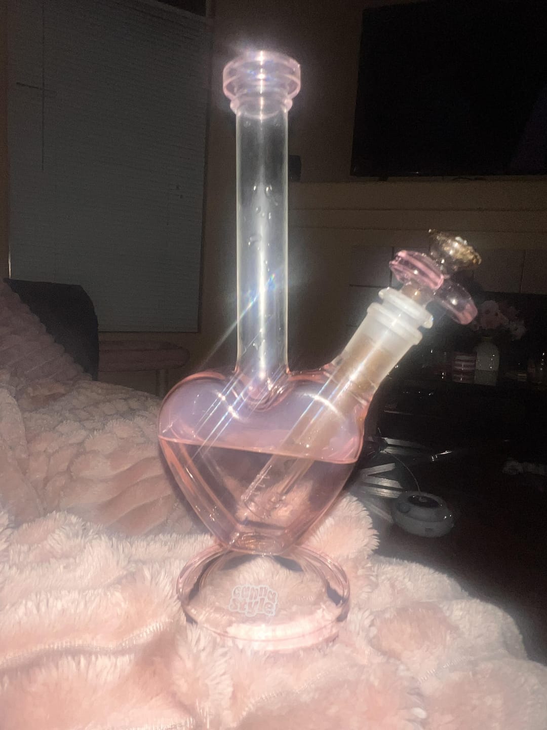 Customer photo review of PINK HEART BONG